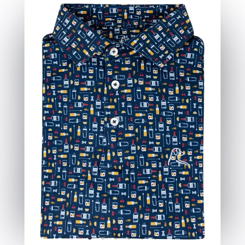 Rhoback “Old Fashioned” Performance Polo (M)